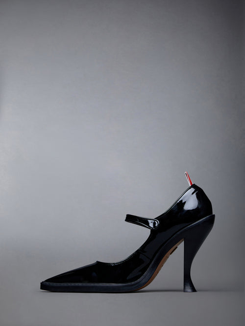 SOFT PATENT LEATHER CURVED HEEL POINTED TOE THOM JOHN