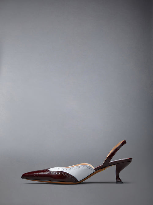 SPAZZOLATO WINGTIP SLINGBACK