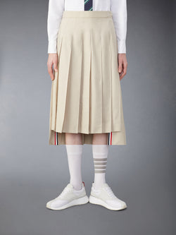 CLASSIC TYPEWRITER MIDI PLEATED SKIRT