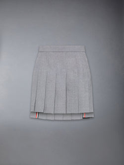 Plain Weave School Uniform Pleated Mini Skirt