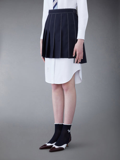 FRESCO MINI PLEATED SKIRT