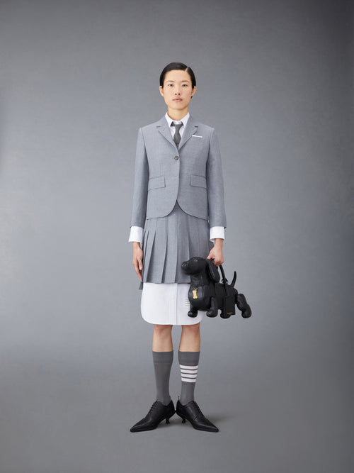 SCHOOL UNIFORM PLAIN WEAVE MINI PLEATED SKIRT