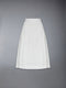 TYPEWRITER CLOTH A-LINE SKIRT - WHITE