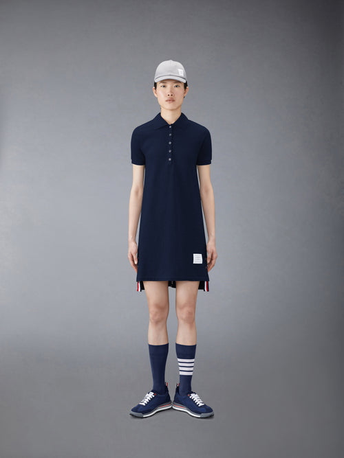 CLASSIC PIQUE STRIPE POLO DRESS