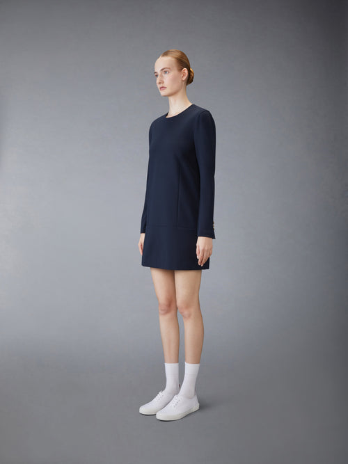 WOOL TECH MILANO MINI SHIFT DRESS