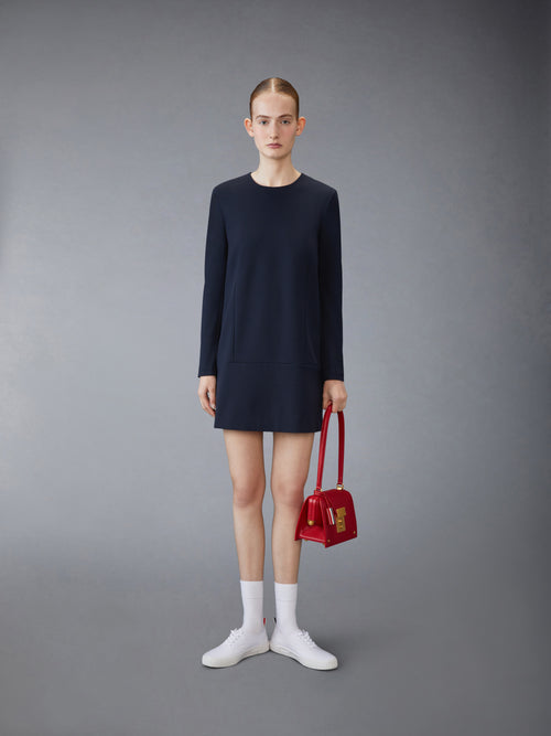 WOOL TECH MILANO MINI SHIFT DRESS