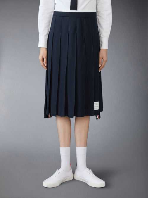 COTTON PLEATED SKIRT