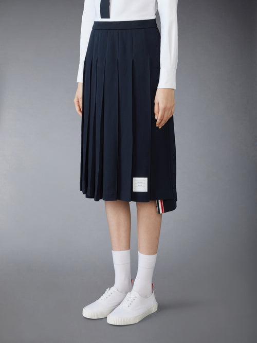 COTTON PLEATED SKIRT