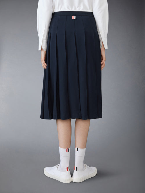 COTTON PLEATED SKIRT