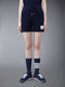 CLASSIC PIQUE STRIPE SHORTS - NAVY