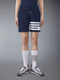 CLASSIC LOOPBACK 4-BAR SHORTS - NAVY