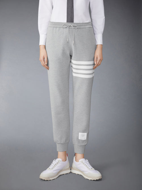 COTTON OTTOMAN RIB 4-BAR SWEATPANTS