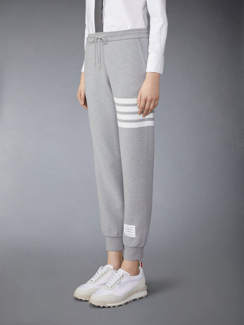 COTTON OTTOMAN RIB 4-BAR SWEATPANTS