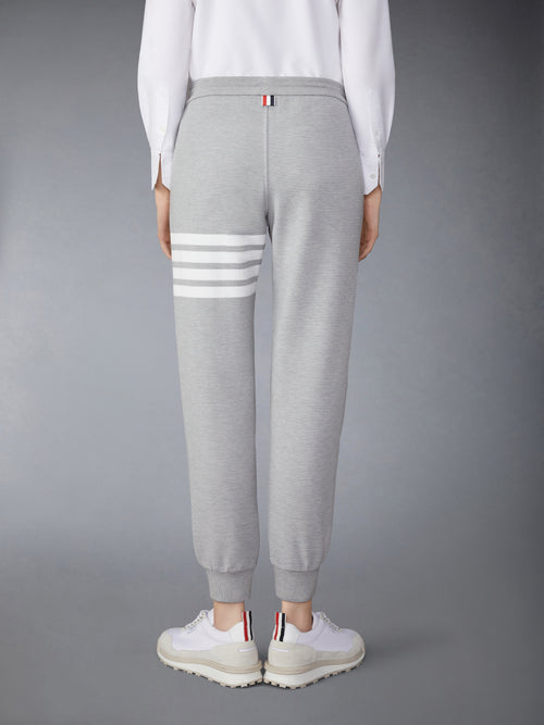 COTTON OTTOMAN RIB 4-BAR SWEATPANTS