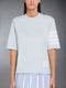 Jersey 4-Bar Short Sleeve Tee - LIGHT BLUE