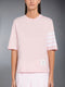 Jersey 4-Bar Short Sleeve Tee - LT PINK