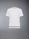 COTTON PIQUE TEE - WHITE