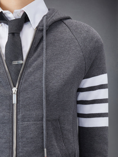 CLASSIC LOOPBACK 4-BAR FULL ZIP HOODIE