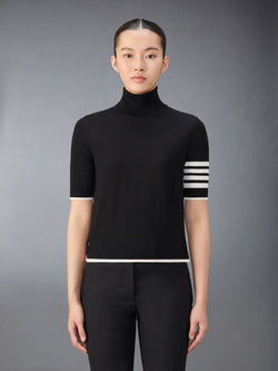 FINE MERINO WOOL 4-BAR RELAXED FIT TURTLENECK