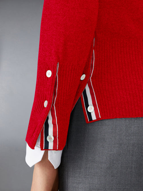 CASHMERE 4-BAR CLASSIC CARDIGAN