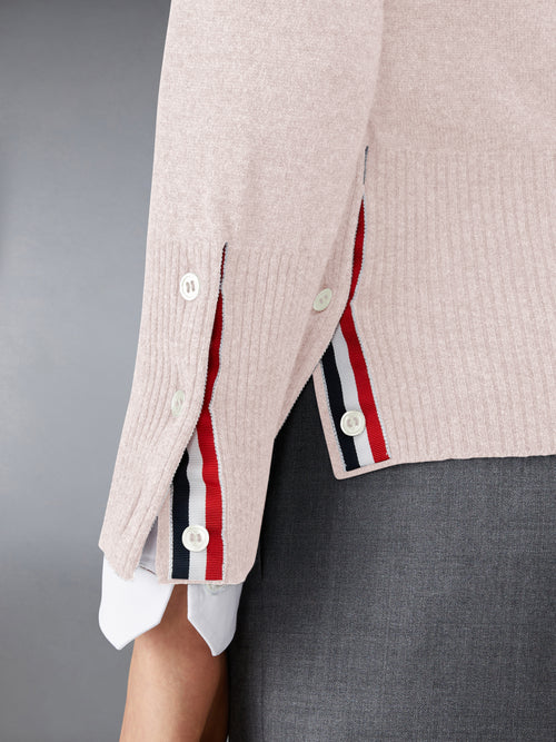 CASHMERE 4-BAR CLASSIC CARDIGAN