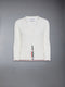 SILK COTTON V NECK CARDIGAN - WHITE