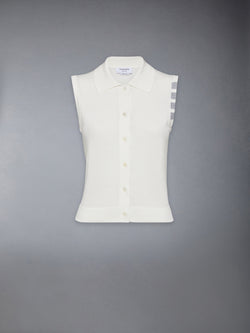 COTTON 4-BAR CROPPED SHIRT