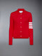 COTTON 4-BAR SHIRT - RED