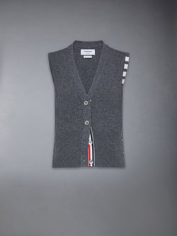 CASHMERE 4-BAR CARDIGAN VEST