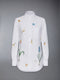 CLASSIC FLOWERS AND BUDS SHIRT - WHITE