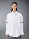 OXFORD ARMBAND SUPERSIZED SHIRT - WHITE