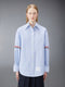 OXFORD ARMBAND SUPERSIZED SHIRT - LIGHT BLUE