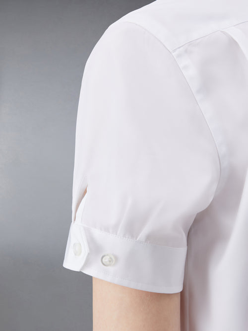 POPLIN TUCKED BLOUSE