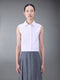 OXFORD SLEEVELESS BLOUSE - LT PINK