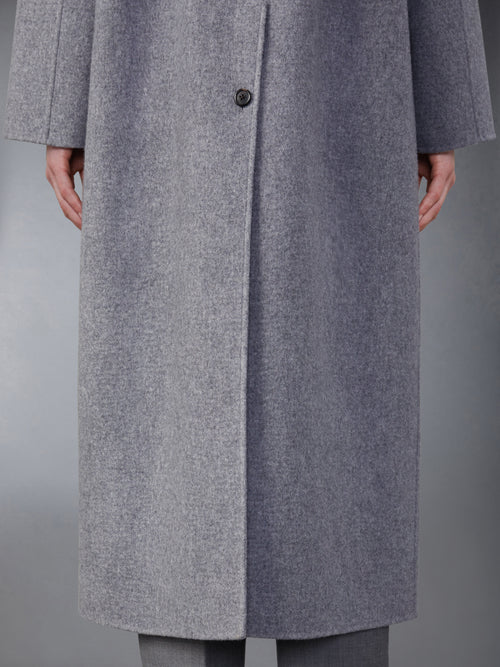 WOOL CASHMERE FUNNEL NECK COAT