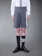 WOOL FLANNEL 2003 CLASSIC BERMUDA SHORT - MED GREY