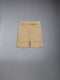 PIECE DYED COTTON GABARDINE BELTLOOP SACK SHORT - KHAKI