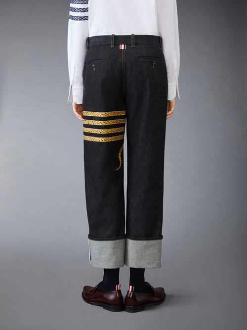 LUNAR NEW YEAR DENIM TROUSER