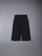 TYPEWRITER CLOTH DOUBLE PLEAT SHORTS - BLACK