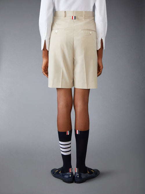 TYPEWRITER CLOTH DOUBLE PLEAT SHORTS