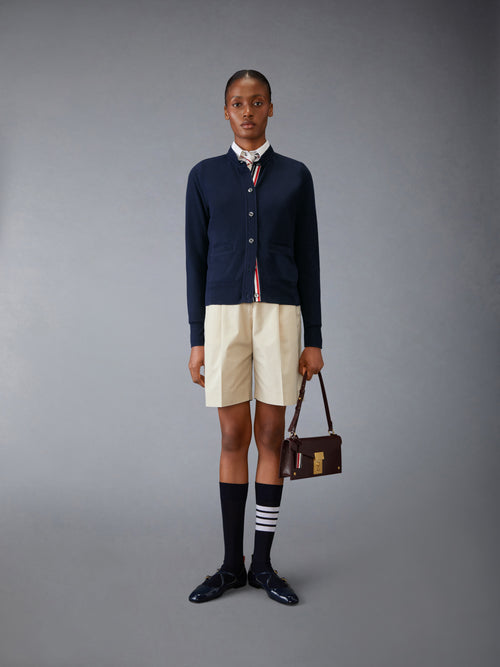 TYPEWRITER CLOTH DOUBLE PLEAT SHORTS