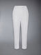 TYPEWRITER CLOTH HIGH WAISTED TROUSER - WHITE