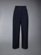 SCHOOL UNIFORM HIGH WAISTED TROUSERS - NAVY