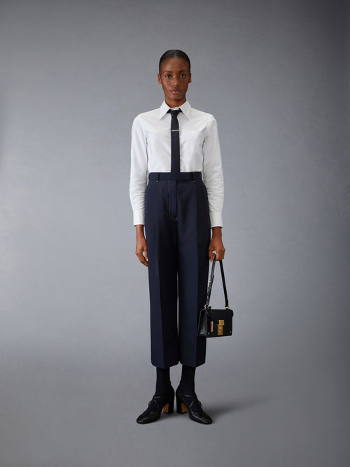 SCHOOL UNIFORM HIGH WAISTED TROUSERS