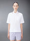 SEERSUCKER POLO SHIRT - WHITE