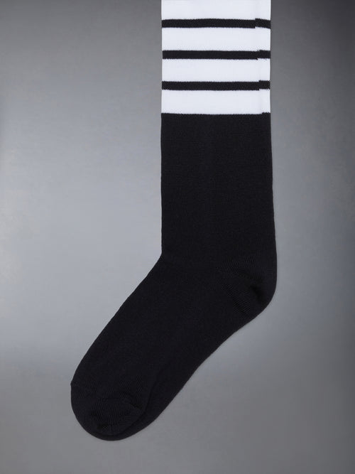 CHILDREN'S COTTON 4-BAR KNEE HIGH SOCKS