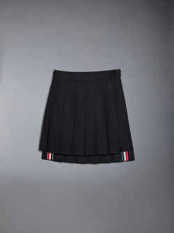 CHILDREN'S TWILL PLEATED MINI SKIRT