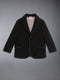 CHILDREN'S CLASSIC PIQUE SUITING TUXEDO JACKET - BLACK