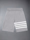 CHILDREN'S JERSEY 4-BAR CLASSIC SWEATSHORTS - MED GREY