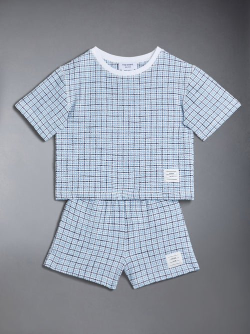 CHILDREN'S TWEED JERSEY BOXY TEE